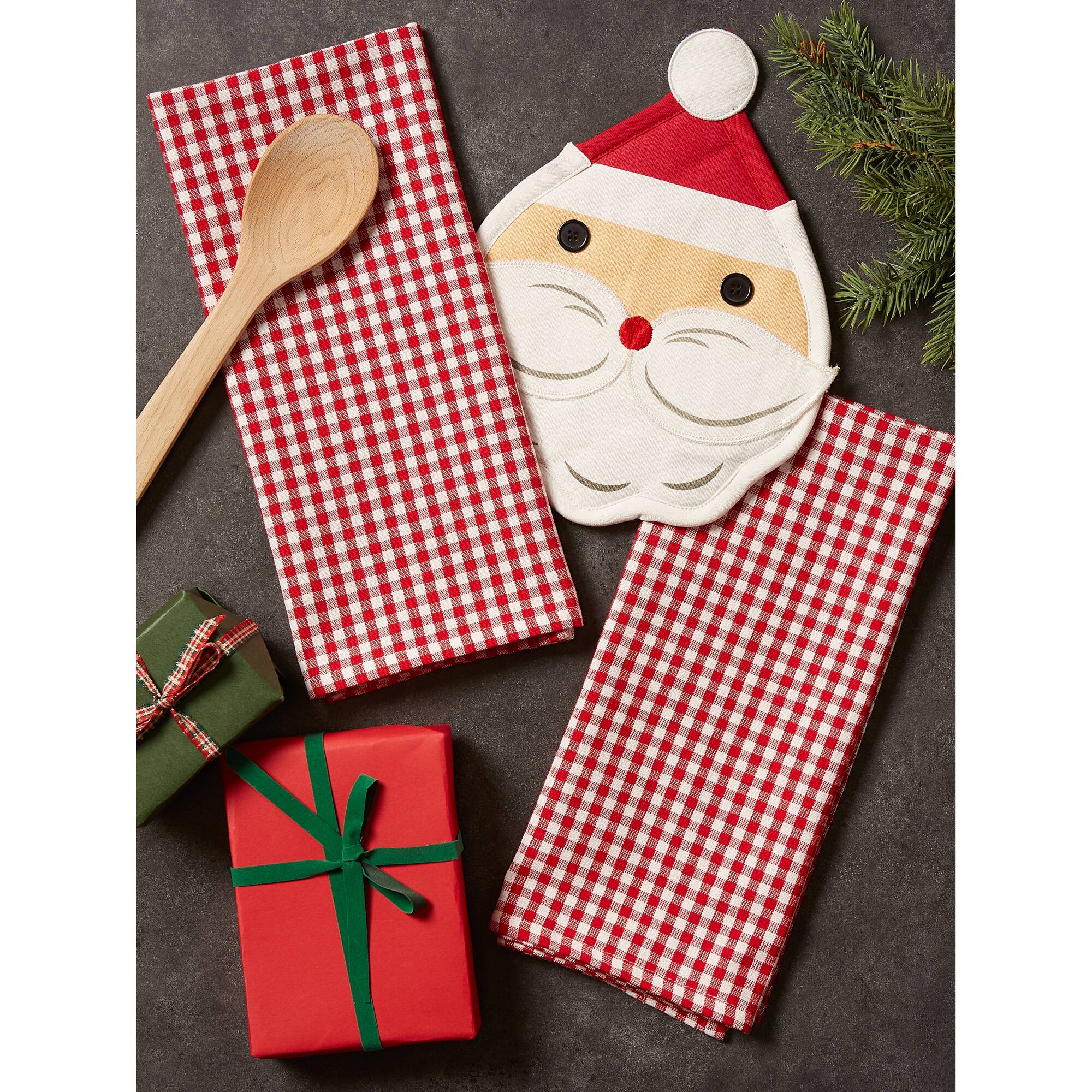 DII® Jolly Santa Potholder Gift Set